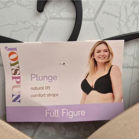 Nwt Joyspun Women's and Women's Plus Size Underwire Plunge Bra - Picture 5 of 9